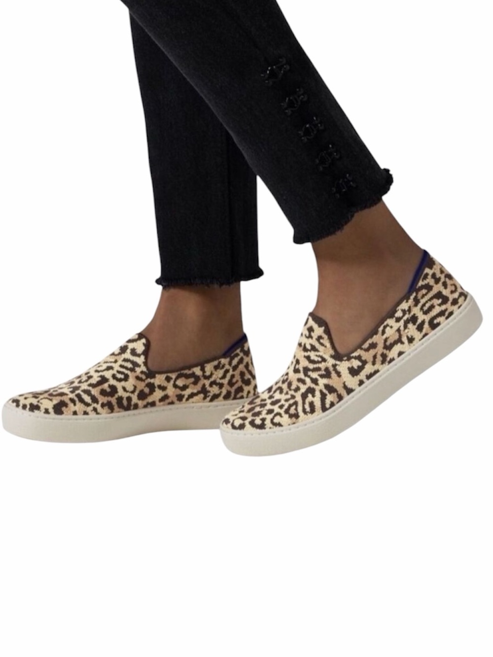 Rothy's Leopard animal Print Slip On Flats in Brown and Black size 9.5 - Picture 10 of 10